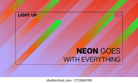 Funky Neon Blend Vector Background. Pearlescent Noble Vector Color Overlay. Liquid Neon Bright Trendy Landing Page. Trendy Colorful Vibrant Horizontal Banner. Vivid 80s Cool Gradient Neon Blend Cover.