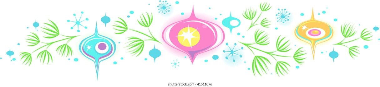 funky ornament banner