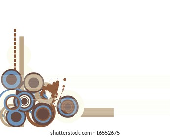 Funky retro background