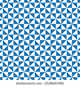 Funky retro-inspired seamless pattern with bold wavy shapes