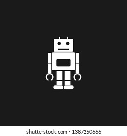 Funky Robot Minimal Design Icon