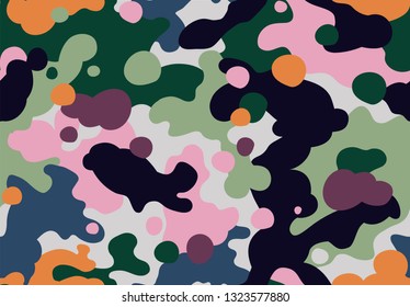 Funky Seamless Camo Pattern