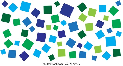 Funky simple seamless pattern with colorful rectangles. Repeatable white minimalistic background. Trendy vibrant print. Memphis design - fashion style 80-90s. vector