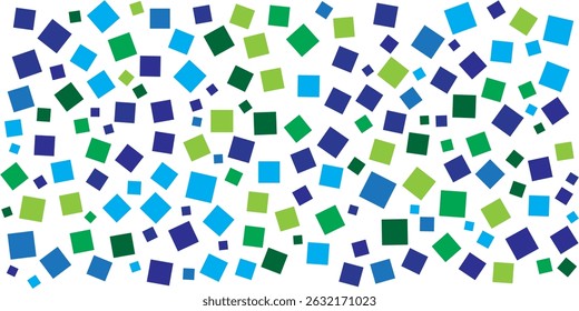 Funky simple seamless pattern with colorful rectangles. Repeatable white minimalistic background. Trendy vibrant print. Memphis design - fashion style 80-90s. Eps 10