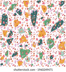 Funky Terrazzo Vector Repet Pattern