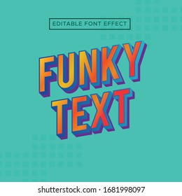 Funky Text Effect For Festival