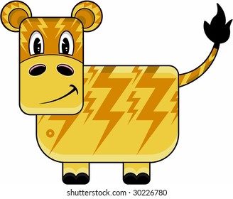 Funky Tiger Character