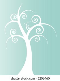 funky treetrunk vector