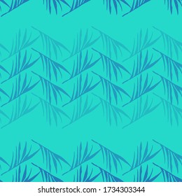 Funky Tropical Vector Seamless Pattern. Elegant Male Shirt Female Dress Texture. Dandelion Banana Leaves Monstera Feather Tropical Seamless Pattern. Fine Summer Fabrics. Painted Floral Background.