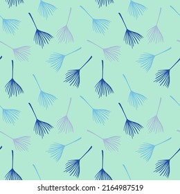 Funky Vector Tropical Patrón sin inconvenientes. La Monstera Feather Dandelion Banana Deja Un Patrón Tropical Sin Marea. Fondo Floral Pintado. Tejidos de verano finos. Hermosa textura de ropa de mujer con camiseta masculina.