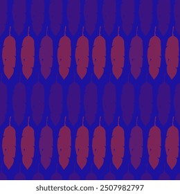 Funky Tropical Vector Seamless Pattern. Elegant Male Shirt Female Dress Texture. Fine Summer Textile. Feather Monstera Banana Leaves Dandelion Tropical Seamless Pattern. Drawn Floral Background.