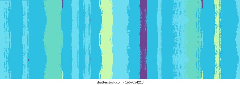 Bandejas verticales Funky Fondo Sin Perjuicio. Diseño de líneas de tinta de Gouache. El invierno de otoño Funky Fashion Fabric. Pintura de color de agua del vector desgarrado. Trazos de socorro de primavera de verano. Trazo de graffiti frío.