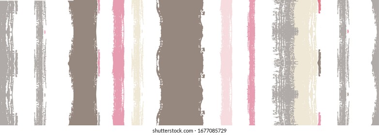 Bandejas verticales Funky Fondo Sin Perjuicio. Trazo de graffiti frío. Textura de las líneas de tinta de Gouache. Tejido de moda brillante del otoño de invierno. Estribos de socorro de verano de primavera. Pintura de color de agua del vector desgarrado.