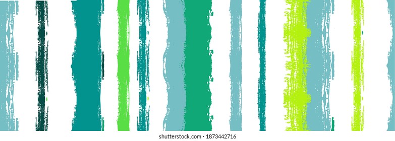 Funky Vertical Stripes Seamless Background. Graffiti de primavera de verano. Textura de las líneas de acuarela. Tela De Moda Brillante En El Otoño De Invierno. Seguimiento de angustia sucia. Líneas de pintura de color de agua de vectores frío.