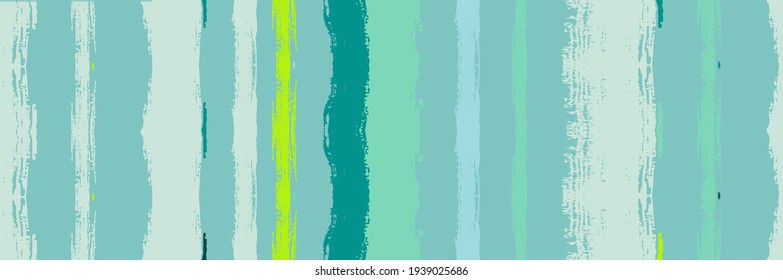 Funky Vertical Stripes Seamless Background. Dirty Vector Watercolor Paint Lines. Summer Spring Distress Stripes. Watercolor Lines Texture. Cool Graffiti Trace. Autumn Winter Bright Fashion Fabric.