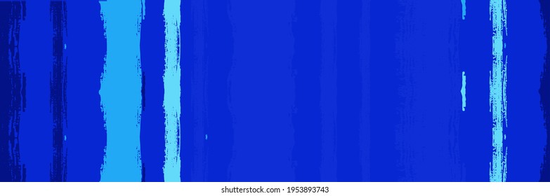 Funky Vertical Stripes Seamless Background. Ink Brushed Lines Banner. Spring Summer Distress Stripes. Autumn Winter Bright Fashion Textile. Torn Vector Watercolor Paint Lines. Cool Graffiti Trace.