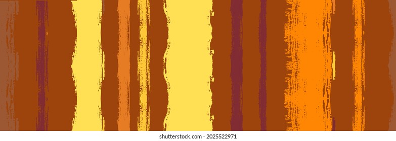 Funky Vertical Stripes Seamless Background. Summer Spring Graffiti Stripes. Winter Autumn Funky Fashion Fabric. Cool Vector Watercolor Paint Lines. Dirty Distress Trace. Watercolor Lines Texture.