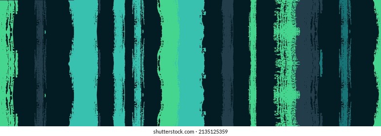Funky Vertical Stripes Seamless Background. Watercolor Lines Texture. Torn Distress Trace. Summer Spring Graffiti Stripes. Cool Vector Watercolor Paint Lines. Autumn Winter Bright Fashion Textile.