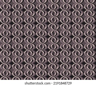 Patrón de líneas onduladas geométricas sin costuras. Diseño retro vintage de estilo años 80 con fondo de los años 80. Ilustración vectorial de formas de línea ondulada.
Resumen elegante de la época de los años 80.