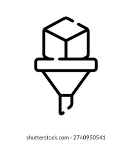 Funnel or Filter for Liquid Separation in Laboratory and Kitchen
