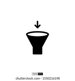 funnel icon, design inspiration vector template for interface and any purpose
