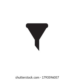Plantilla de diseño de icono de embudo vector aislado
