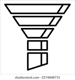 Funnel Icon Element For Design