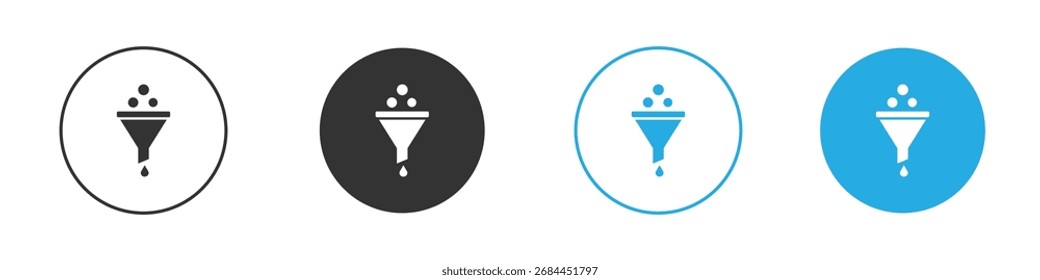 Funnel icon. Graphic icon design template
