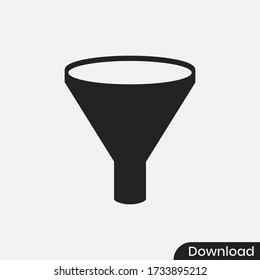 Funnel icon vector eps 10