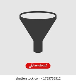 Funnel icon vector eps 10