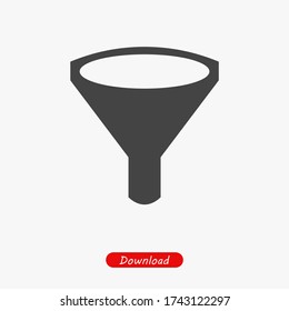 Funnel icon vector eps 10