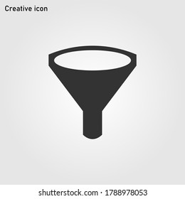 Funnel icon vector eps 10