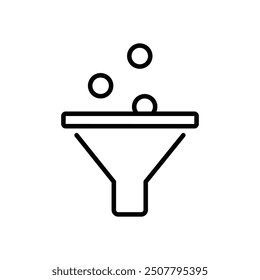 Trichter-Symbol, Vektorgrafik