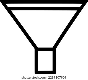 funnel icon vector symbol design illustration