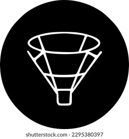 funnel icon vector symbol design illustration