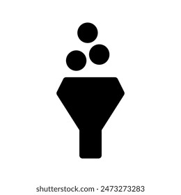Funnel Icon Vector Symbol Design Illustration