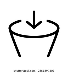 Funnel Icon Vector Symbol Design Illustration