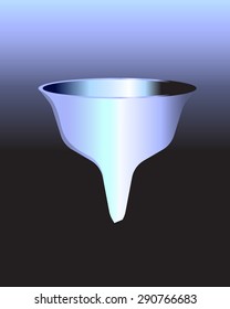 funnel icon vector symbol design