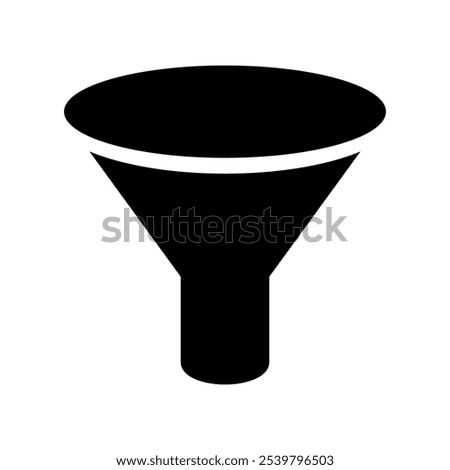 Funnel Icon Vector Symbol Design Illustration