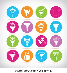 funnel icons