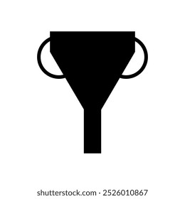 Embudo ilustrado en Vector sobre fondo