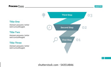 Funnel Infographic Diagram Slide Template