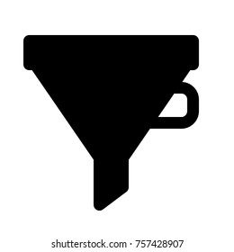 funnel isolated on white background