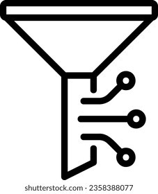 Tunnel-Icon-Vektorgrafik