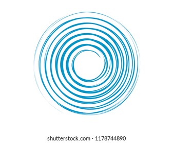 Funnel on a white background