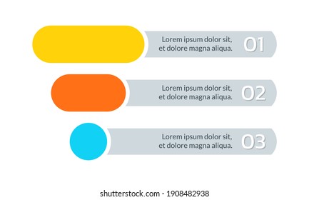 Funnel Pyramid Design For Sales Conversion. Marketing Cone. Modern Business Diagram Or Chart Template With 3 Steps. Vector Illustration.