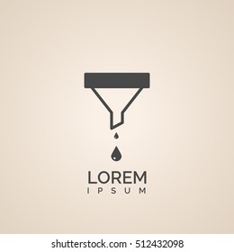 funnel sign. icon design