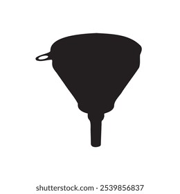 Funnel silhouette vector illustration design. Funnel icon.