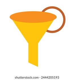 Funnel Vector Flat Icon Design