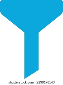 Funnel vector icon. Can be used for printing, mobile and web applications.